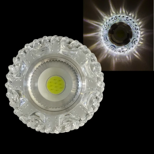 42064-9.0-001PL MR16+LED3W CL Встраиваемый точечный светильник Reluce 42064-9.0-001PL MR16+LED3W CL (220V, круглые)