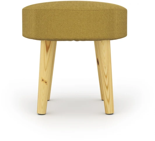 221172 Пуф Arsko Сканди 2 горчичная рогожка