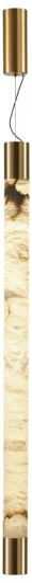 6687/25L Подвесной светильник Odeon Light Marbella 6687/25L латунь/металл/алебастр IP20 LED 25W 3000/4000 (220V, на проводе)