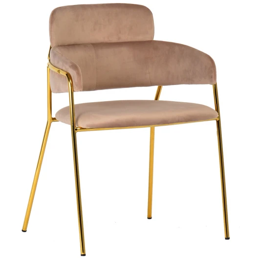 FR 0718 Стул Napoli синий с черными ножками