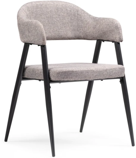 15412 Стул Woodville на металлокаркасе Twin gray / black 15412