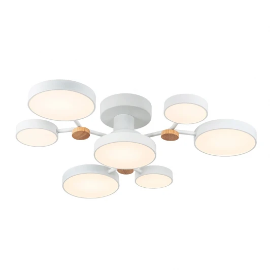 L3201-700 WT Потолочная люстра светодиодная с пультом с регулировкой цветовой температуры и яркости LED4U LED4U L3201-700 WT