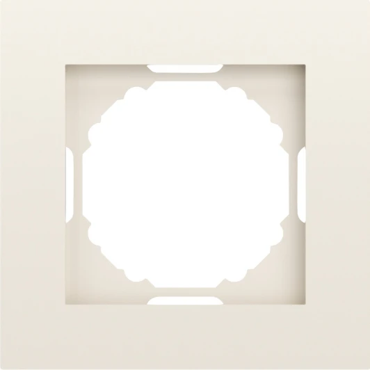 DE21131 Рамка 1-я, матовый кремовый Donel A07 DE21131