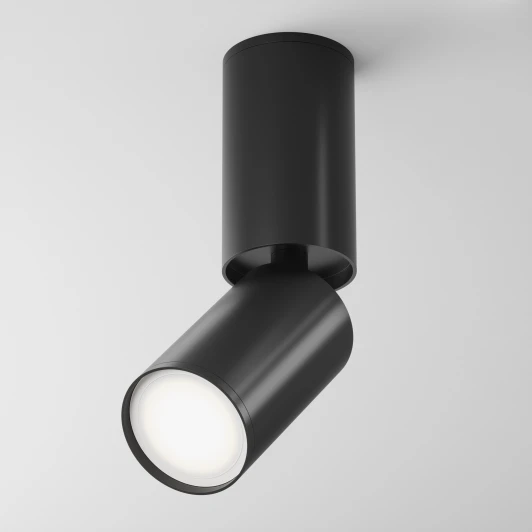 C051CL-01B Накладной потолочный светильник FOCUS S GU10 1x10Вт Maytoni Technical C051CL-01B (220V, круглые)