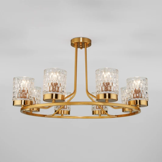 60127/8 латунь Умная потолочная люстра Eurosvet Calle 60127/8 латунь