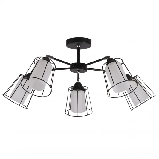 MD.24380-5-S BK+CH Потолочная люстра Imex MD.24380-5-S BK+CH