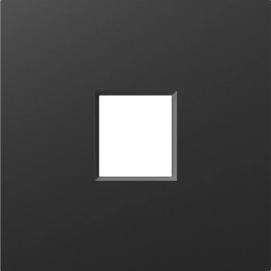 DE85930 Накладка 1-я для розеток RJ45,TV,SAT, матовый карбон Donel A07 DE85930