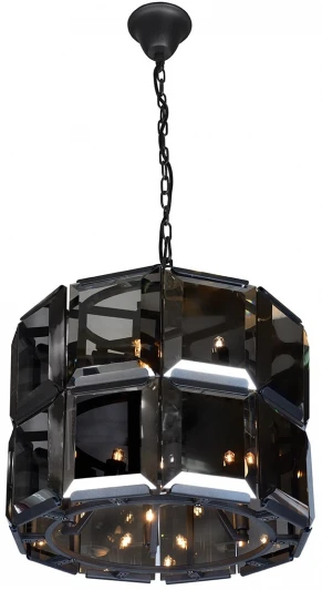 10490-5+5P BK Подвесная люстра iLamp Panorama 10490-5+5P BK (220V, на цепи, круглые)