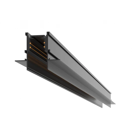 ST004.429.12.1 Шинопровод магнитный встраиваемый под ГКЛ 12мм черный 2 м 48V ST Luce Skyline 48 ST004.429.12.1