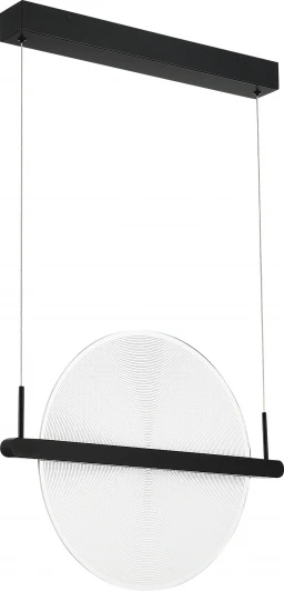 SL6233.403.15 Подвесной светильник ST Luce Splendid SL6233.403.15 Черный/Прозрачный LED 1*15W 4000K (220V, на проводе)