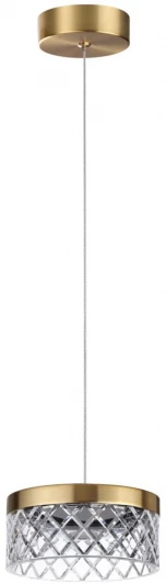 5032/6L Подвесной светильник Odeon Light Fivre 5032/6L античн.бронза/металл/акрил LED 6W 4000K 497лм (220V, на проводе, круглые)