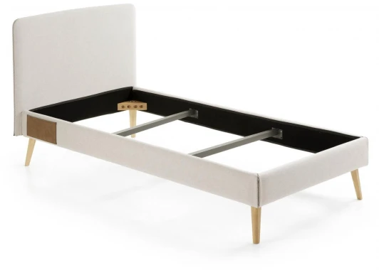 052258 Кровать La Forma (ex Julia Grup) Dyla (Бежевый/ Пена,Дерево)