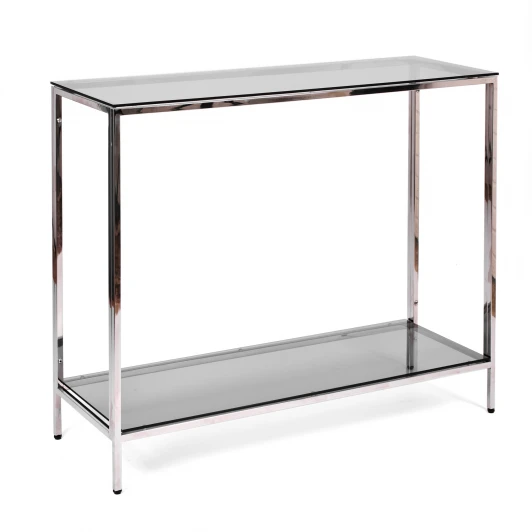 2081-CS grey Консольный стол AllConsoles 2081-CS grey зеркальный хром