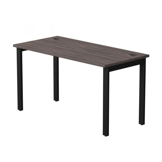 254S007DK9005 Стол прямой Everprof EVO (ЭВО) на металлокаркасе 1380х670х755 мм Дуб Пасадена/Черный 254S007DK9005
