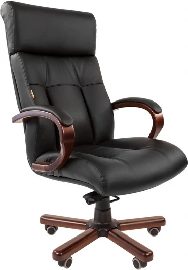 CHAIRMAN 421 Компьютерное кресло CHAIRMAN 421 (Металл,Дерево,Экокожа/Черный)