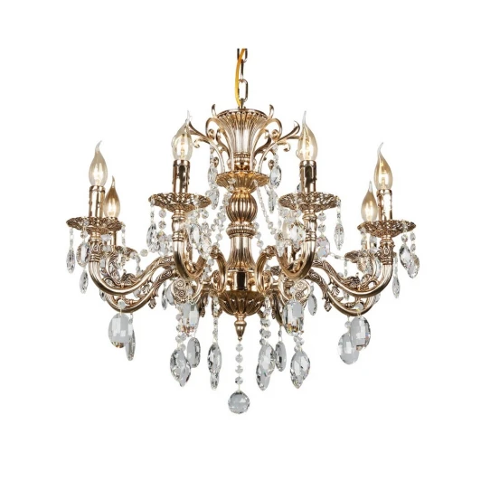 OML-78903-08 Подвесная люстра Omnilux Aosta OML-78903-08 (220V, на цепи, подсвечник, свеча)