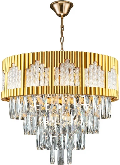 02145-0.4-08 FGD Подвесная люстра Reluce 02145-0.4-08 FGD (220V, хрусталь, на цепи)