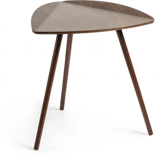 063807 Журнальный стол La Forma (ex Julia Grup) Damasc (Каучук,Шпон ореха,Орех,Фанера,Дерево,Шпон)