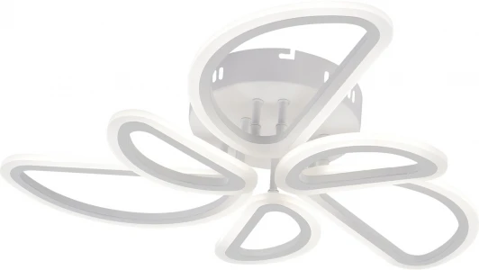 10270/6LED Потолочная люстра Escada Archer 10270/6LED 61Вт, металл/акрил, белый/хром (регулировка яркости, 220V, пульт управления)