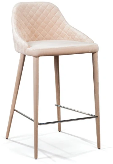 2000000000275 Стул полубарный Douglas, бархат бежевый Top Concept DOUGLAS 2000000000275