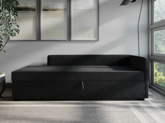 221117 Диван-кровать Arsko Велес Угол правый рогожка графитовая