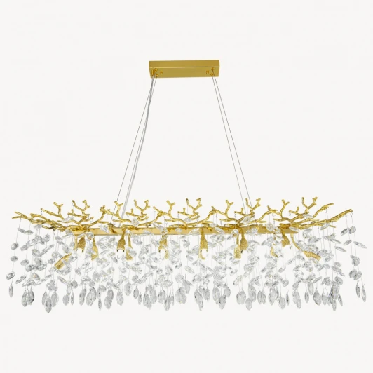 23210.1200.14.G9.B GD Подвесная люстра хрустальная Arte Milano Milano-2 23210.1200.14.G9.B GD (220V, на тросе)