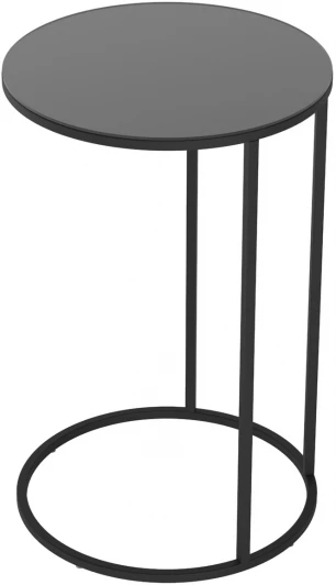1009783201 Стол придиванный Калифорния Остин Glass Черная лакобель/Черный от фабрики Калифорния