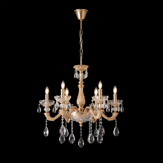 ELIZABETH SP6 BRASS Подвесная люстра Crystal Lux ELIZABETH SP6 BRASS