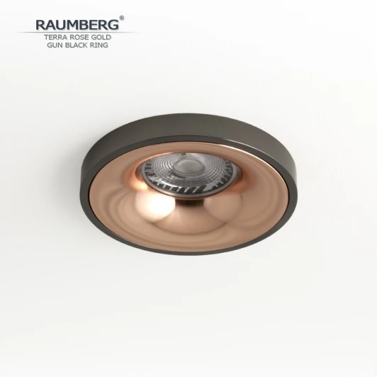 TerraRGd\GBk Встраиваемый светильник Raumberg TerraRGd\GBk Rose Gold\Gun Black