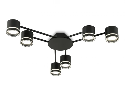 FL71516 Потолочная люстра черный GX53/6 Ambrella Style GX53 FL71516