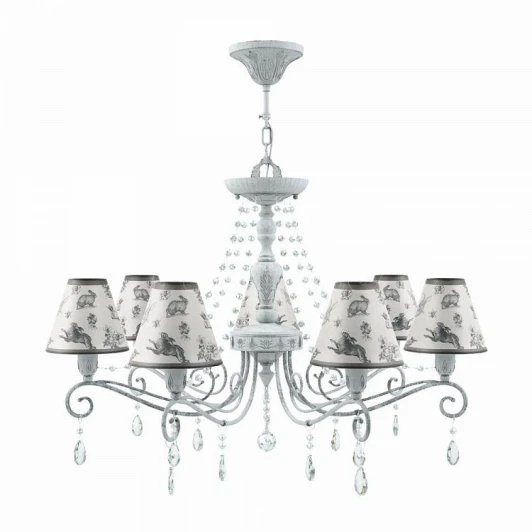 E4-07-G-LMP-O-8-CRL-E4-07-TR-UP Люстра подвесная Provence 28 E4-07-G-LMP-O-8-CRL-E4-07-TR-UP