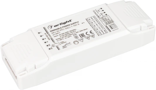 025111 Блок питания ARJ-20-PFC-DALI-1-10V-A (20W, 250-700mA) (IP20 Пластик) 025111 Arlight ARJ