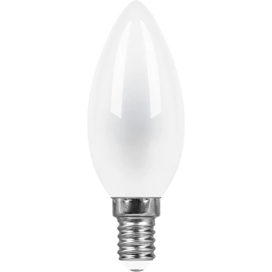 25955 Лампочка светодиодная филаментная E14 9W 220V свеча белая 2700K Feron 25955