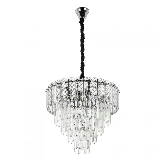 ML.20210.10R CR Подвесная люстра хрустальная Modelux MODELUX ML.20210.10R CR