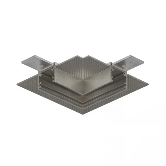 TR5705-DN Угловой элемент трека для ГКЛ 12,5 мм, 90°, потолок–потолок, тёмный никель, алюминий Denkirs Shine Hide TR5705-DN