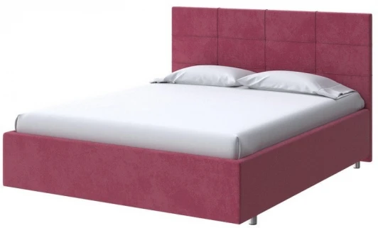 2019139 PROxSON Кровать Neo (Ткань: Велюр Casa Винный) 200x200