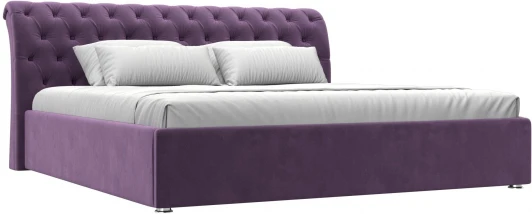 120914 Кровать интерьерная Сицилия 200 (Сиреневый/Микровельвет) Лига Диванов арт.120914