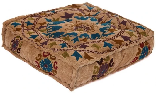 13060 Модуль мягкий Secret De Maison RADJA (mod. MA-108) желтый с цветами (cotton canvas sujani)