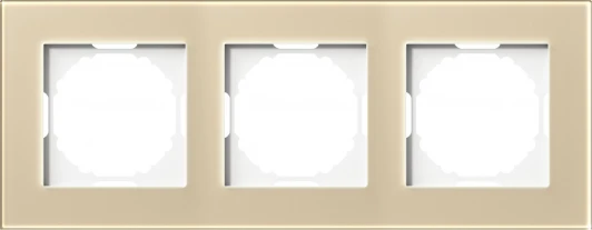 DEN213GC Рамка 3-я, Natural стекло шампань Donel A07 DEN213GC