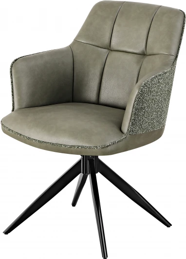 УТ000040788 Стул обеденный Stool Group Naya зеленый экокожа букле арт.УТ000040788