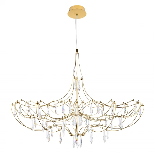 10589/900 Gold Asfour Подвесная люстра светодиодная Loft It Mira 10589/900 Gold Asfour