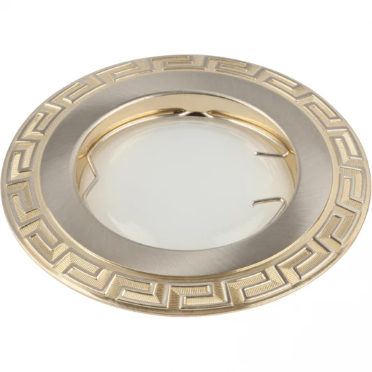DLS-A103 GU5.3 CHROME+GOLD Встраиваемый точечный светильник Fametto Arno DLS-A103 GU5.3 CHROME+GOLD