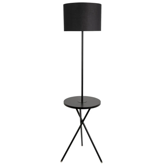 A2070PN-1BK Торшер на треноге со столиком Arte Lamp Combo A2070PN-1BK (220V)