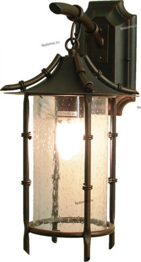1601153/1W Светильник уличный бра Snowlight 1 плафон, античный коричневый