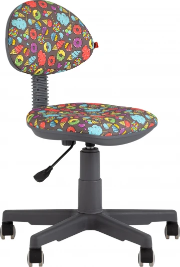 УТ000038736 Кресло компьютерное детское УМКА sweets серый пластик Stool Group (арт.УТ000038736)