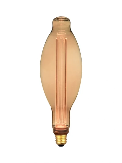 HL-2251 Лампочка светодиодная прозрачная/бежевая E27 4W Hiper Vein HL-2251