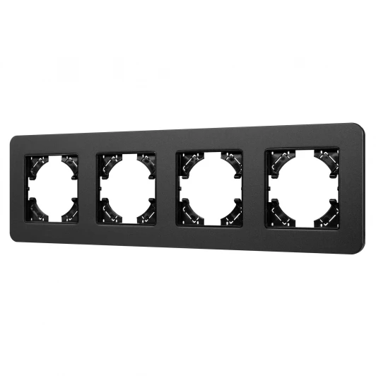 049744 Рамка алюминиевая FRM-AKIRY-SFAL-4-BK (Arlight) 049744