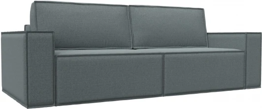 124097 Диван прямой Куба (Серый/Рогожка) Лига Диванов арт.124097