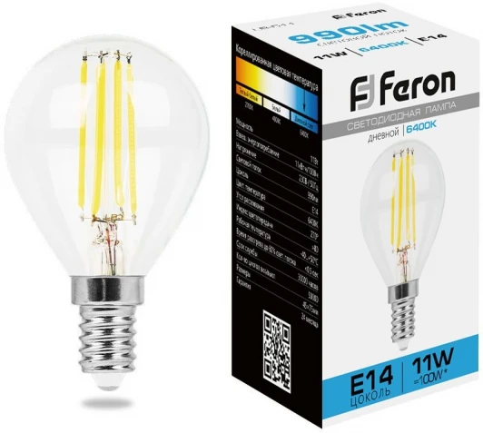 38225 Лампа светодиодная Feron 38225 LB-511 E14 11W 6400K
