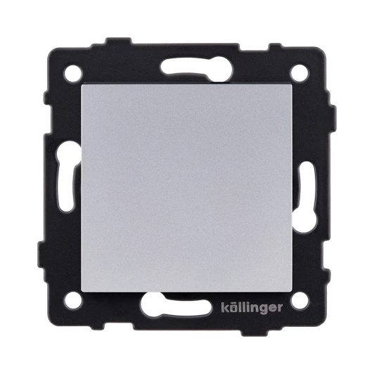 REA-S-006GY Выключатель 1-клавишный перекрестный 10А/250В серый Kollinger REA-S-006GY для Aspekt, Eleganz, Reflex